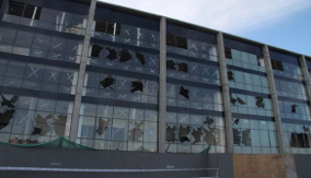 유리창 파손 및 낙하 피해